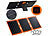 revolt Kurbel-Dynamo-Powerstation (22,5 Ah) mit 21-Watt-Solarpanel revolt Kurbel-Dynamo-Powerbank- & Falt-Solar-Panel-Sets