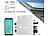 revolt WLAN-Mikroinverter für Solarmodule, 600W + 2x 405W-Solarpanel revolt Solaranlagen-Set: Mikro-Inverter mit MPPT-Regler und Solarpanel