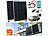 revolt 300W Balkon-Solaranlage für die Steckdose; WLAN-Wechselrichter, App revolt Solaranlagen-Set: Mikro-Inverter mit MPPT-Regler und Solarpanel