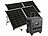 revolt Powerstation & Solar-Generator mit 3.248 Wh + 2x 240-Watt-Solarmodul revolt 2in1-Solar-Generator & Powerbank mit Notstrom-Funktion und externer Solarzelle