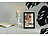 Somikon WLAN-Bilderrahmen mit 25,7 cm / 10,1" IPS-Touchdisplay, App, schwarz Somikon