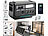 revolt On-Grid-Powerstation & Solar-Konverter, 2.048 Wh, USV, App, 2.200 W revolt 2in1-Hochleistungsakkus & Solar-Konverter mit WLAN & App