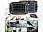 revolt Bifaziales Solar-Ladegerät für Kfz-/Wohnmobil-Batterien, 12 V, 13 Watt revolt Solar-Ladegeräte für Autobatterien