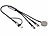Callstel 2er-Set 6in1-Octopus-Ladekabel für Apple Watch & iPhone, 60 W, 35 cm Callstel 6in1-Octopus-Schnell-Ladekabel für Apple Watch und iPhone