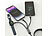 Callstel 3er-Set 6in1-Octopus-Ladekabel Apple Watch/iPhone, 35cm, 100cm, 200cm Callstel 6in1-Octopus-Schnell-Ladekabel für Apple Watch und iPhone