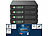 revolt Mini-UPS f. unterbrechungsfr. Stromvers., 8.800 mAh, USB / DC, 4er-Set revolt USV Unterbrechungsfreie Stromversorgungen mit DC-Ausgang, USB und LAN