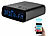 auvisio DAB+-Radiowecker, großes VA-Display, BT, 2 Weckzeiten, USB-Ladeport auvisio