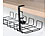 Callstel 8er-Set Kabelkorb, Steckdosenhalter & Organizer, schwarz Callstel Kabelkorb, Steckdosenhalter & Organizer zur Klemm-Montage