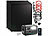 revolt On-Grid-Powerstation & Solar-Konverter 2.048Wh mit 4x 215-W-Solarmodul revolt 2in1-Hochleistungsakkus & On-Grid-Solar-Konverter mit WLAN, App & Solarmodulen