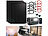 revolt On-Grid-Powerstation & Solar-Konverter 2.048Wh mit 4x 215-W-Solarmodul revolt 2in1-Hochleistungsakkus & On-Grid-Solar-Konverter mit WLAN, App & Solarmodulen