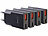 revolt 4er-Set Ultrakompakte USB-A/C-Netzteile, Power Delivery 20 W, schwarz revolt Ultra-kompakte Reisenetzteile mit Power Delivery & Quick Charge