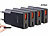 revolt 4er-Set Ultrakompakte USB-A/C-Netzteile, Power Delivery 20 W, schwarz revolt Ultra-kompakte Reisenetzteile mit Power Delivery & Quick Charge