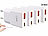 revolt 4er-Set Ultrakompakte USB-A/C-Netzteile, Power Delivery 30 Watt, weiß revolt Ultra-kompakte Reisenetzteile mit Power Delivery & Quick Charge 