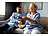 auvisio Digitaler Funk-TV-Hörverstärker und Nackenlautsprecher, 3 Profile, DSP auvisio Hörverstärker und Nackenlautsprecher