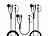 Callstel 3er-Set 6in1-Octopus-Ladekabel Apple Watch/iPhone, 35cm, 100cm, 200cm Callstel 6in1-Octopus-Schnell-Ladekabel für Apple Watch und iPhone