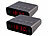 auvisio UKW-Radiowecker mit 2 Weckzeiten und LED-Anzeige, Schlummer, 2er-Set auvisio UKW-Radiowecker mit 2 Weckzeiten und LED-Anzeige 