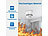 VisorTech 12er-Set Mini-Rauchwarnmelder, 85 dB Alarm, 10 Jahre Batterie, EN 1460 VisorTech 