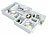 VisorTech 3er-Set Mini-Rauchwarnmelder, 85 dB Alarm, 10 Jahre Batterie, EN 1460 VisorTech 