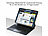 GeneralKeys Magnetische Tastatur-Hülle für 13"-iPad 2024, QWERTZ,346 Std. Laufzeit GeneralKeys Magnetische Tastatur-Hüllen für iPads, mit Akku und Tastenbeleuchtung