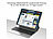 GeneralKeys Magnetische Tastatur-Hülle für 13"-iPad 2024, QWERTZ,346 Std. Laufzeit GeneralKeys Magnetische Tastatur-Hülle für Apple iPads, mit Akku & Tastenbeleuchtung