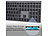 GeneralKeys Multi-Device-Akku-Funktastatur mit Bluetooth, Scissor-Tasten, QWERTZ GeneralKeys Vollwertige Multi-Device-Akku-Funktastaturen mit Bluetooth und USB-Dongle