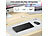 GeneralKeys Multi-Device-Akku-Funktastatur mit Bluetooth, Scissor-Tasten, QWERTZ GeneralKeys Kompakte Multi-Device-Akku-Funktastaturen mit Bluetooth und USB-Dongle 
