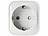 revolt 2er-Set Smarte Energiemess-Stecker f. Powerstation HSG-2048, WLAN, App revolt