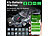 Lescars 4er-Set Kfz-Batterie-Wächter mit BT, App, für Batt. mit 6 - 48 Volt - Lescars