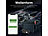 Lescars 4er-Set Kfz-Batterie-Wächter mit BT, App, für Batt. mit 6 - 48 Volt - Lescars