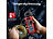 revolt Strommesszange AC & DC, Strom, Spannung bis 600 Volt, True RMS-4000 revolt Digitale Zangen-Multimeter mit Temperaturmessung und NCV-Prüfung
