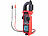 revolt Strommesszange AC & DC, Strom, Spannung bis 600 Volt, True RMS-4000 revolt Digitale Zangen-Multimeter mit Temperaturmessung und NCV-Prüfung