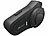 NavGear Motorrad-Kommunikations-System für bis zu 2 Personen, Bluetooth NavGear Intercom-Headsets mit Bluetooth & integriertem FM-Radio, für Motorradhelm