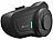 NavGear Motorrad-Kommunikations-System für bis zu 2 Personen, Bluetooth NavGear Intercom-Headsets mit Bluetooth & integriertem FM-Radio, für Motorradhelm