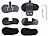 NavGear 2er-Set Motorrad-Kommunikations-Systeme für bis zu 8 Personen NavGear Intercom-Headsets mit Bluetooth & integriertem FM-Radio, für Motorradhelm
