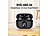 auvisio Kabellose In-Ear-Kopfhörer mit Ladecase, Noise-Cancelling, schwarz auvisio Kabellose In-Ear-Stereo-Headsets mit Noise Cancelling und Lade-Etui