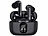 auvisio Kabellose In-Ear-Kopfhörer mit Ladecase, Noise-Cancelling, schwarz auvisio Kabellose In-Ear-Stereo-Headsets mit Noise Cancelling und Lade-Etui