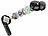 auvisio Kabellose In-Ear-Kopfhörer mit Ladecase, Noise-Cancelling, schwarz auvisio Kabellose In-Ear-Stereo-Headsets mit Noise Cancelling und Lade-Etui