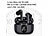 auvisio Kabellose In-Ear-Kopfhörer mit Ladecase, Noise-Cancelling, schwarz auvisio Kabellose In-Ear-Stereo-Headsets mit Noise Cancelling und Lade-Etui