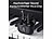 auvisio Kabellose In-Ear-Kopfhörer mit Ladecase, Noise-Cancelling, schwarz auvisio Kabellose In-Ear-Stereo-Headsets mit Noise Cancelling und Lade-Etui
