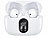 auvisio Kabellose In-Ear-Kopfhörer mit Ladecase, Noise-Cancelling, weiß auvisio Kabellose In-Ear-Stereo-Headsets mit Noise Cancelling und Lade-Etui