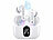 auvisio Kabellose In-Ear-Kopfhörer mit Ladecase, Noise-Cancelling, weiß auvisio Kabellose In-Ear-Stereo-Headsets mit Noise Cancelling und Lade-Etui