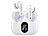 auvisio Kabellose In-Ear-Kopfhörer mit Ladecase, Noise-Cancelling, weiß auvisio Kabellose In-Ear-Stereo-Headsets mit Noise Cancelling und Lade-Etui
