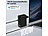revolt 4-Port-USB-Netzteil, LED-Display, 3x USB-C PD 100W, USB-A QC 30W, GaN revolt USB-Wandnetzteile mit USB-A und USB-C, PD und QC