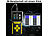 Lescars 2er-Set Profi-2in1-OBD2-Scanner & Batterie-Tester, HD-Farbdisplay Lescars 2in1-OBD2-Scanner und Batterie-Tester