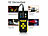 Lescars 2er-Set Profi-2in1-OBD2-Scanner & Batterie-Tester, HD-Farbdisplay Lescars 2in1-OBD2-Scanner und Batterie-Tester