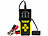 Lescars 2er-Set Profi-2in1-OBD2-Scanner & Batterie-Tester, HD-Farbdisplay Lescars 2in1-OBD2-Scanner und Batterie-Tester
