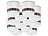 VisorTech 12er-Set Mini-Rauchwarnmelder, 85 dB Alarm, 10 Jahre Batterie, EN 1460 VisorTech Rauchmelder mit 10-Jahres-Batterie