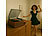 auvisio Schallplattenspieler mit Stereo-Lautsprecher und Bluetooth, 12 Watt auvisio Schallplattenspieler mit Bluetooth 
