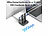 Xystec Dual-Bay-Dockingstation für M.2-SSD-Speicher zum Klonen ohne PC, USB-C Xystec Dual-Bay-Dockingstationen für M.2-SSD-Speicher ohne PC, USB-C