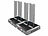 Xystec 2er-Set Dual-Bay Clone-Dockingstation für NVMe M.2 SSD-Festplatten Xystec Dual-Bay-Dockingstationen für M.2-SSD-Speicher ohne PC, USB-C